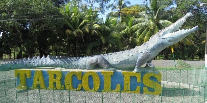 Crocodile monument Tárcoles River Boat Tour